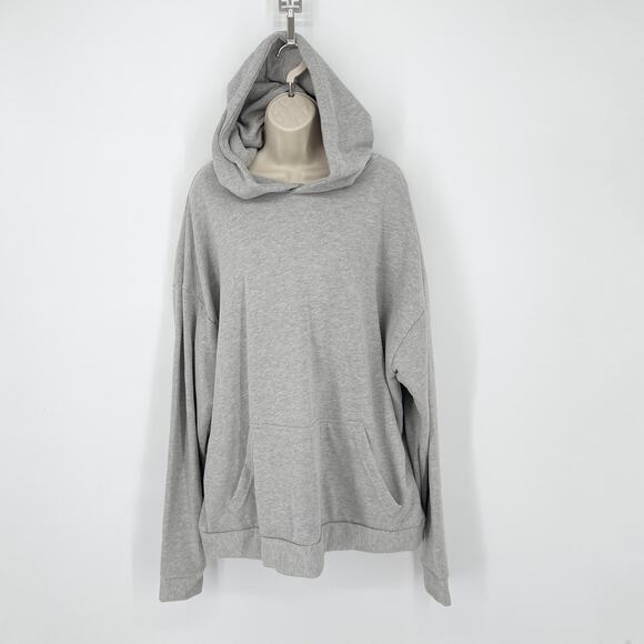 Naked Wardrobe Gray Soft Pullover Hoodie NEW Womens Sz 1XL style NW-T4322-N - Picture 1 of 9